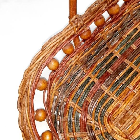 Vintage Boho Flower Basket - Picture 5 of 6